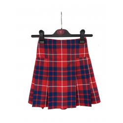Crosshouse 3 Pleat Tartan Skirt